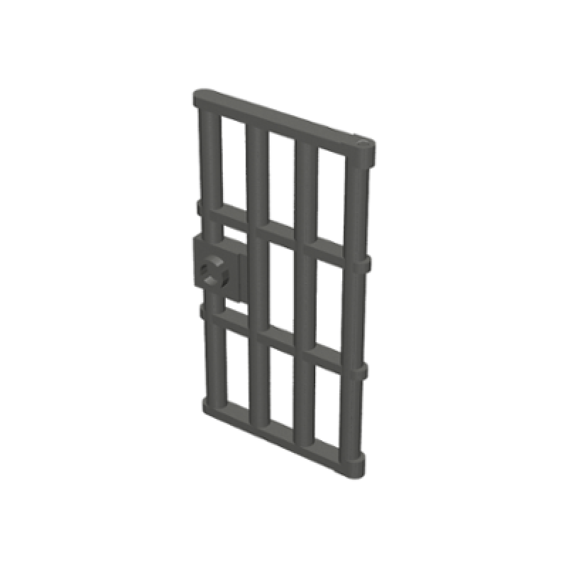 Deur 1x4x6 tralies Pearl Dark Gray